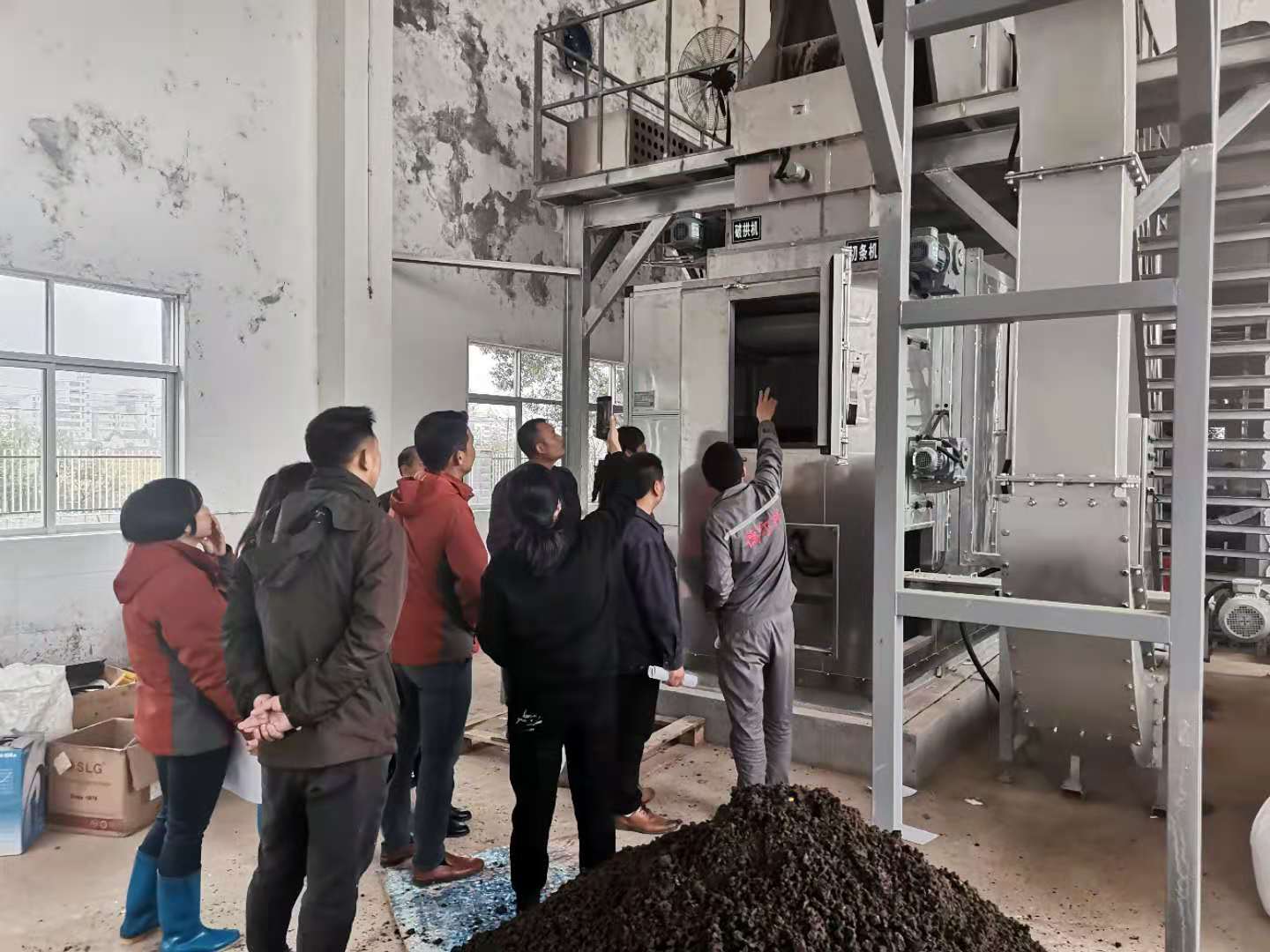 德尔科污泥干化项目现场服务